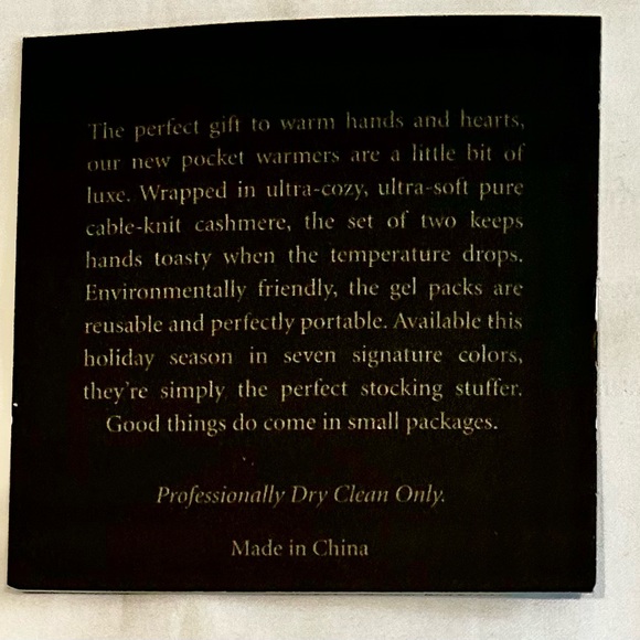 NIB Restoration Hardware Mini Cashmere Hand Warmers -Set of 2- Silver Sage - Picture 6 of 9